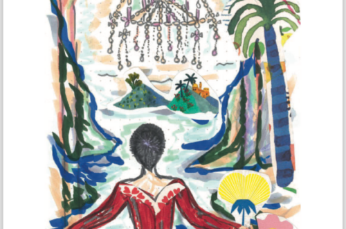 Collage „ich bin die Weite in mir“ von Claudia Edelmayer-Murri