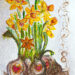 Krafbild 51 Wachstum - Aquarell Narzissen mit Zwiebel von Claudia Edelmayer-Murri