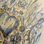 Kraftfeld 2 - Aquarell - Loslassen - von Claudia Edelmayer-Murri